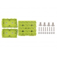 Grove Green Wrapper 1*2 - mounting for Grove modules (green) - 4 pcs.