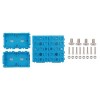 Grove Blue Wrapper 1*2 - mounting for Grove modules (blue) - 4 pcs.