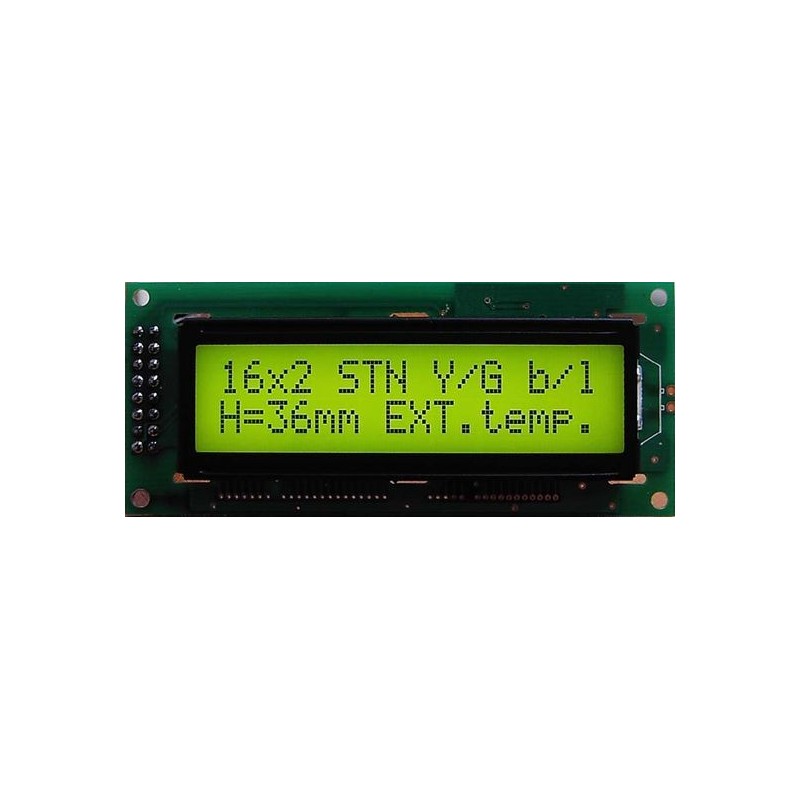 LCD-AC-1602H-YIY Y/G-E6 C