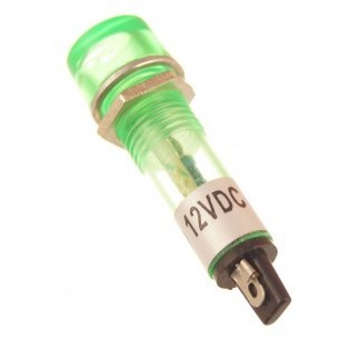 XD10-3 - kontrolka 12V 10mm (zielona)
