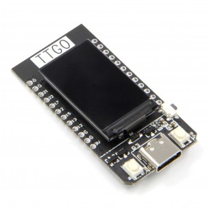 Development kit with ESP32 WiFi module and 1.14" display