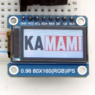Module with IPS LCD display 0.96" 80x160