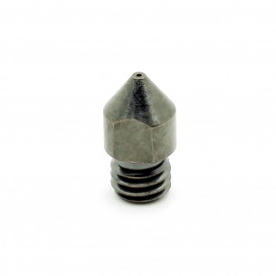 0.2mm nozzle, 1.75mm filament made of hardened steel