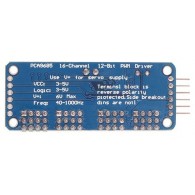16-channel servo driver module with I2C interface (PCA9685)