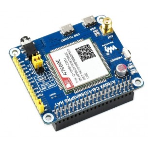 A7600E Cat-1/GSM/GPRS HAT - płytka rozszerzeń z modułem LTE/GSM/GPRS dla Raspberry Pi