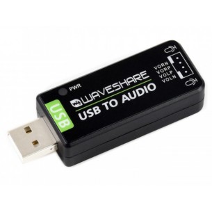 USB TO AUDIO - karta dźwiękowa USB do Raspberry Pi i Jetson Nano