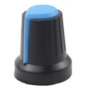 6mm potentiometer knob (blue)