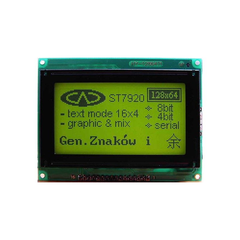 LCD-AG-128064T-YBY Y/G N6