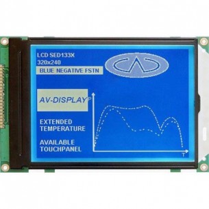 LCD-AG-320240A-BIW LED TP W / B-E6