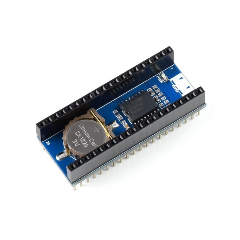 Pico-RTC-DS3231 - module with RTC DS3231 clock for Raspberry Pi Pico