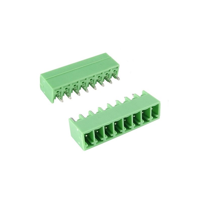 Male terminal block, straight, 8-pin, 3.5 mm pitch