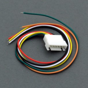 6-pin cable with JST XH2.5 male plug, 20cm