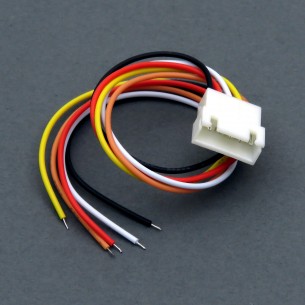 5-pin cable with JST XH2.5 male plug, 20cm