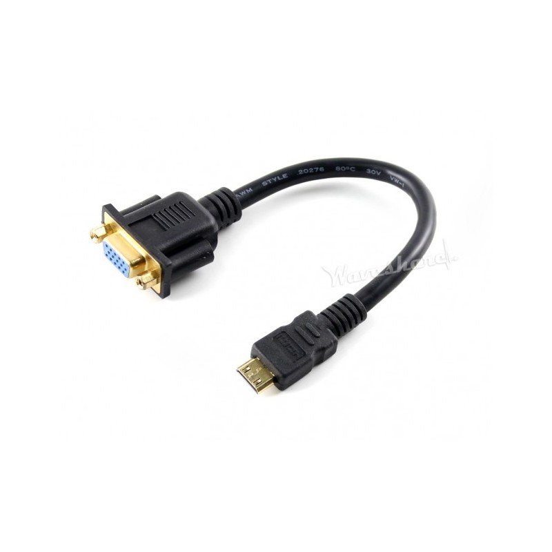 Mini HDMI to VGA Cable - mini HDMI - VGA cable