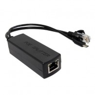PoE power distributor, 5V / 2A 1gpbs with microUSB connector