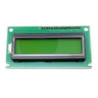 16x2 alphanumeric LCD display with I2C converter (green)