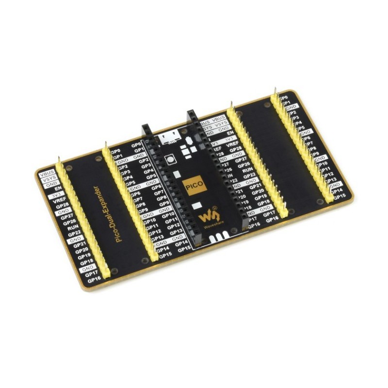 Pico-Dual-Expander - pin expander for Raspberry Pi Pico
