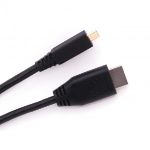 Official microHDMI - HDMI cable to Raspberry Pi 2m (black)