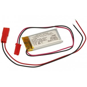 Akyga 3.7V/620mAh Li-Po battery, 2.5 JST-RCY connector+socket