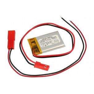 Akyga 3.7V/190mAh Li-Po battery, 2.5 JST-RCY connector+socket