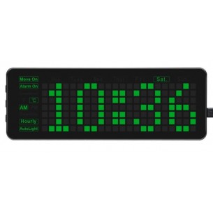 Pico-Clock-Green-EN - kit for building an electronic clock with Raspberry Pi Pico