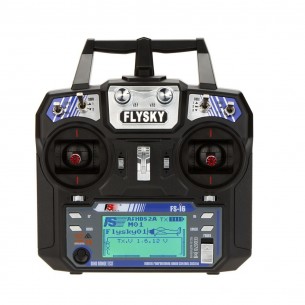 Flysky FS-i6 - 2.4GHz Mode 2 transmitter + IA6 receivers with telemetry
