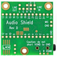 Audio Adaptor Boards for Teensy 4.x (Rev D) - moduł audio dla Teensy 4.0/4.1