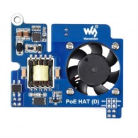 PoE HAT (D) - moduł rozszerzeń Power over Ethernet dla Raspberry Pi