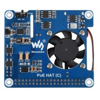 PoE HAT (C) - moduł rozszerzeń Power over Ethernet dla Raspberry Pi