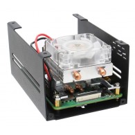 Metal case for Raspberry Pi 4 model B with Ice Tower Low Profile cooling