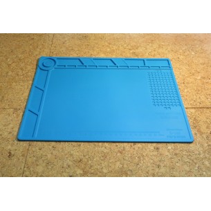 Silicone soldering mat 350x250mm with magnetic fields