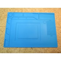 Silicone soldering mat 389x269mm with magnetic fields