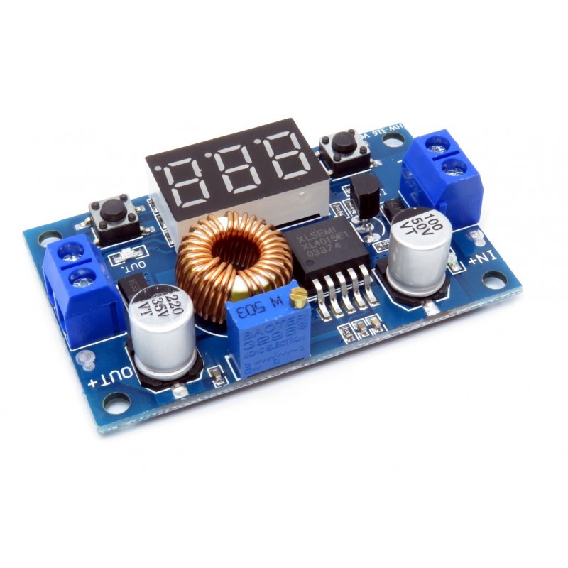 1.25-36V 5A DC-DC Step-Down Converter Module with Voltmeter - Kamami on-line  store