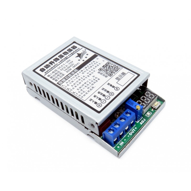 DC-DC Step-Up/Step-Down converter module 0.8-33V 5A - Kamami on-line store