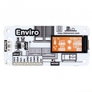 Enviro - moduł z wyświetlaczem i czujnikami środowiskowymi dla Raspberry Pi