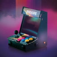 Picade - zestaw do budowy automatu do gier retro z wyświetlaczem 10" i licencją PICO-8
