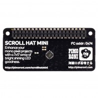 Scroll HAT Mini - module with 17x7 LED matrix display for Raspberry Pi (white)