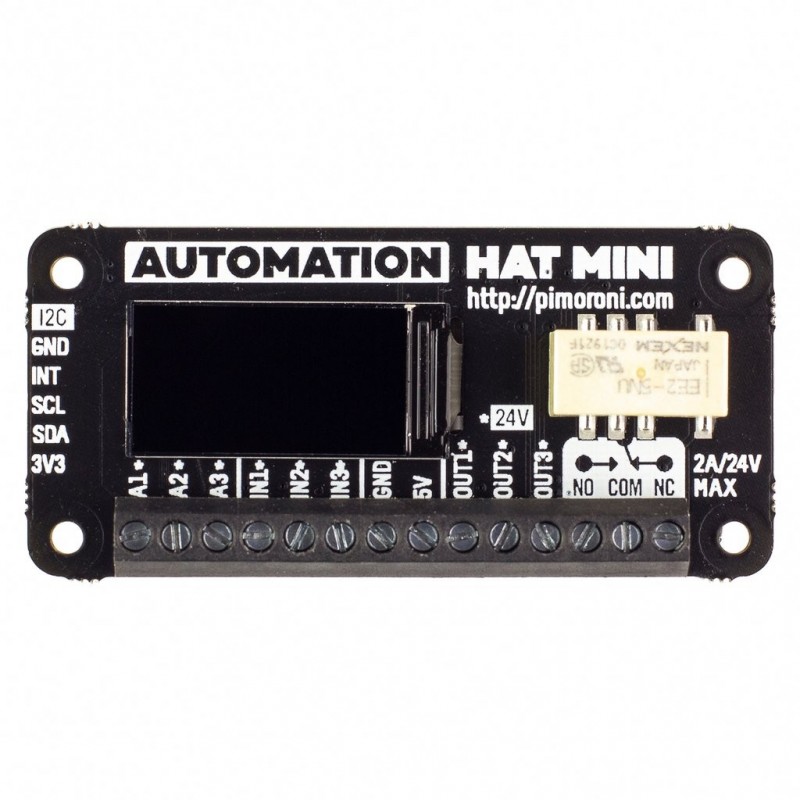 gårdsplads Gå vandreture afrikansk Automation HAT Mini - extension module for home automation for Raspberry Pi  - Kamami on-line store
