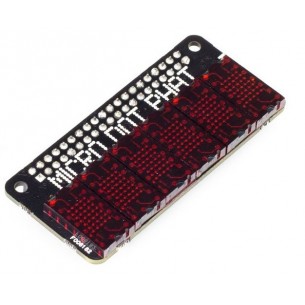 Micro Dot pHAT - module with 6 5x7 matrix displays for Raspberry Pi (red)