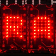 Micro Dot pHAT - module with 6 5x7 matrix displays for Raspberry Pi (red)