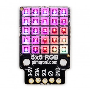 5x5 RGB Matrix Breakout - module with 5x5 RGB LED matrix display
