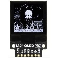 1.12" Mono OLED Breakout - module with OLED 1.12" 128x128 display SPI