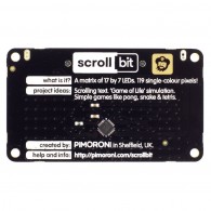 scroll:bit - module with 17x7 LED matrix display for micro:bit (white)