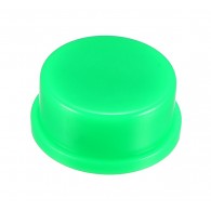 Cap for Tact Switch 12x12x7.3mm, round (green)