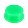 Cap for Tact Switch 12x12x7.3mm, round (green)