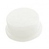 Cap for Tact Switch 12x12x7.3mm, round (white)