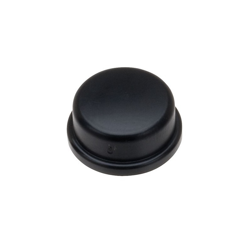 Nasadka na Tact Switch 12x12x7,3mm, okrągła (czarna)