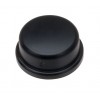 Cap for Tact Switch 12x12x7.3mm, round (black)