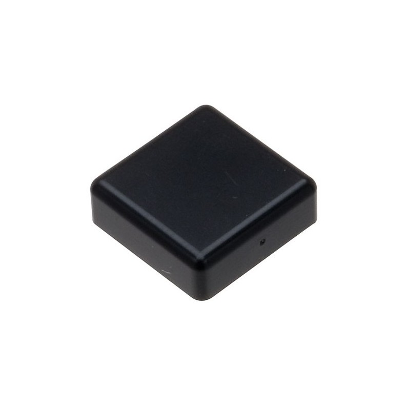 Cap for Tact Switch 12x12x7.3mm, square (black)