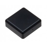 Cap for Tact Switch 12x12x7.3mm, square (black)